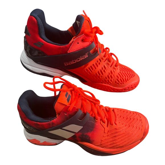 Babolat Men's Propulse Red Fury Tennis Shoes Size 9.5 - Picture 1 of 9